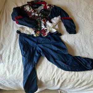 Active wear jacket and pants.